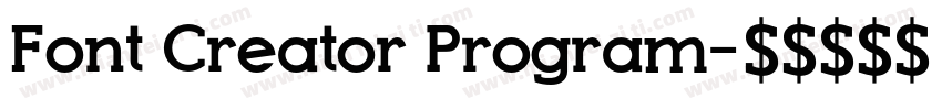 Font Creator Program字体转换